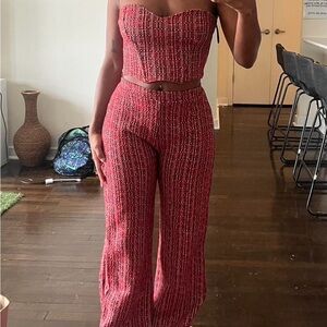 Zara Tweed Two Piece Set